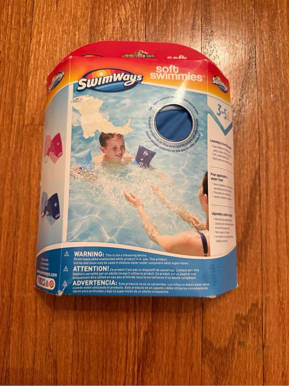 Swimsuits For All Soft Swimmies Kids Arm Bands - Blue